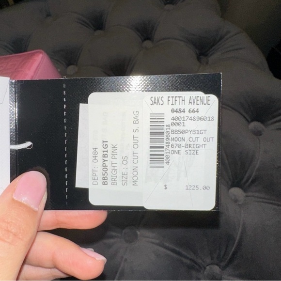 Givenchy Small Moon Cut Out Bag Bright Pink - Picture 11 of 12